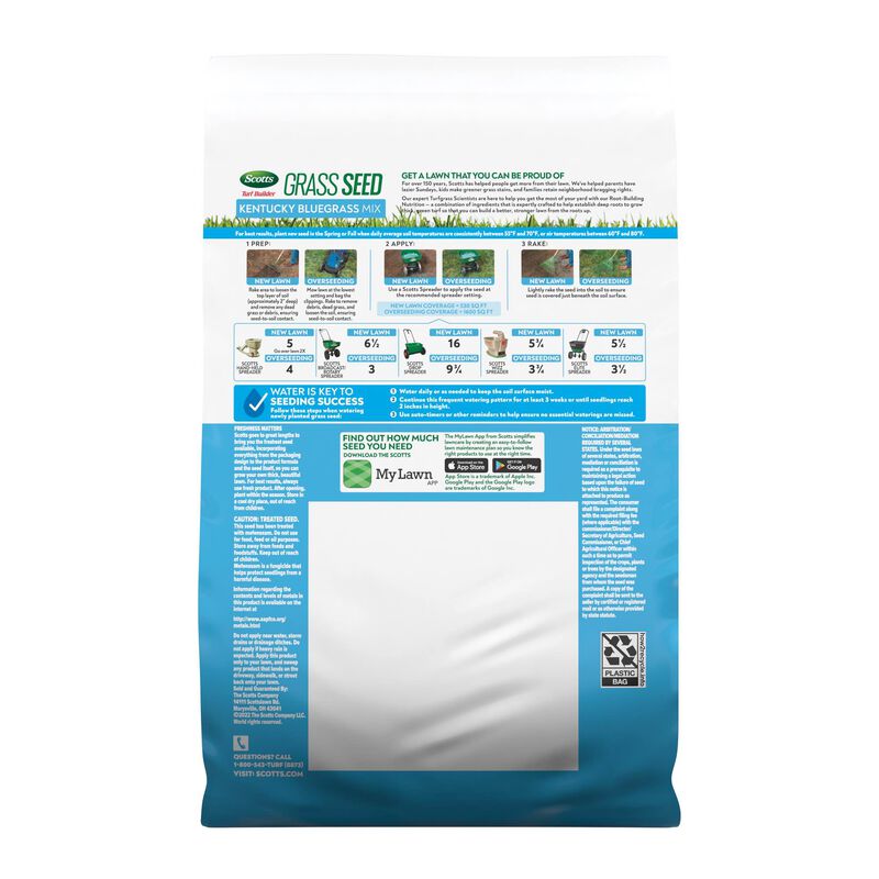 Scotts&reg; Turf Builder&reg; Grass Seed Kentucky Bluegrass Mix image number null
