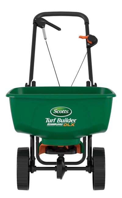 Scotts&reg; Turf Builder&reg; EdgeGuard&reg; DLX Broadcast Spreader