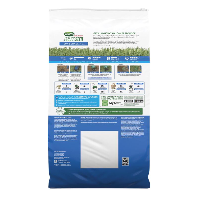 Scotts&reg; Turf Builder&reg; Grass Seed Sun & Shade Mix&reg; image number null