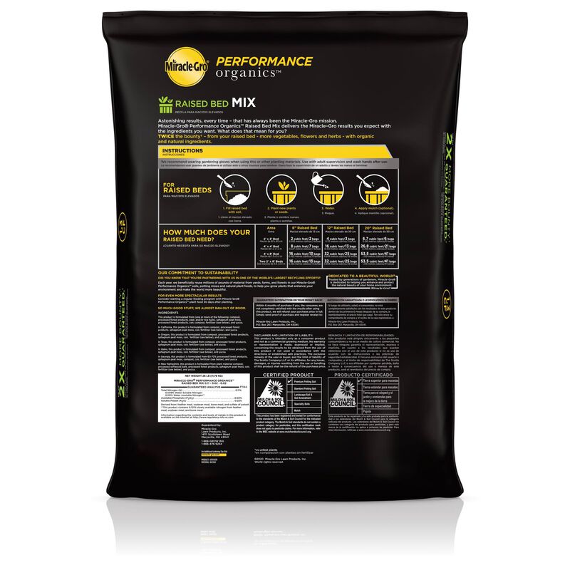 Miracle-Gro&reg; Performance Organics Raised Bed Mix image number null