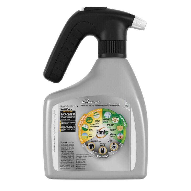 Roundup&reg; Dual Action Weed & Grass Killer Plus 4 Month Preventer QuickHand&trade; image number null