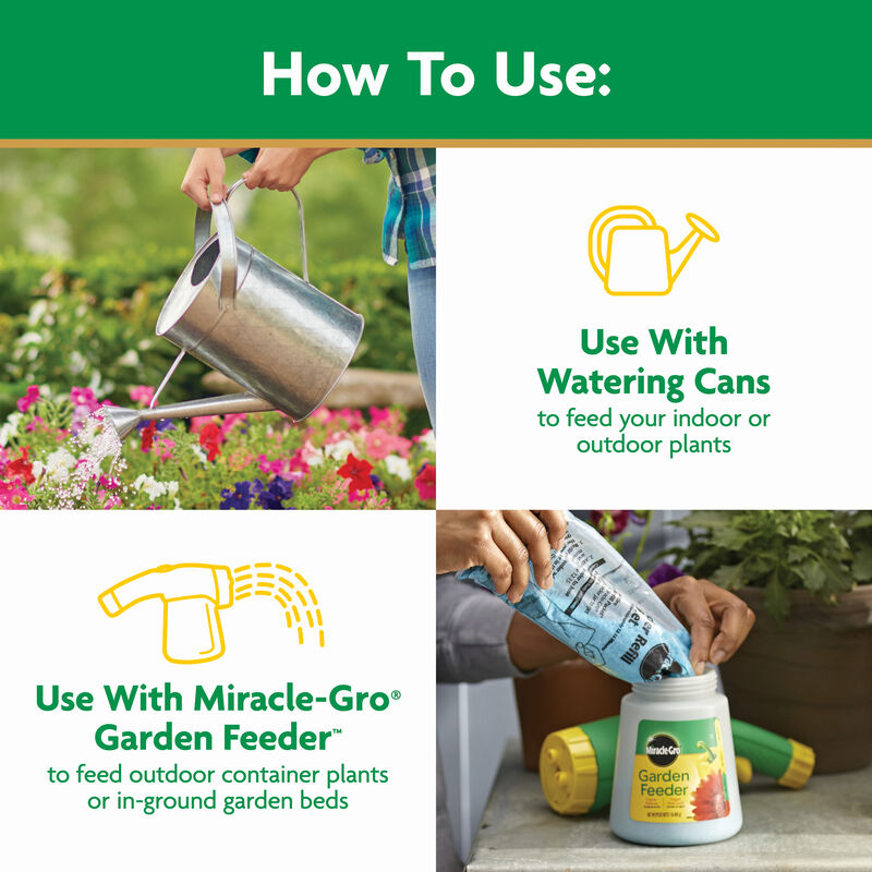 Miracle-Gro&reg; Moisture Control Potting Mix and Miracle-Gro&reg; Water Soluble All Purpose Plant Food image number null