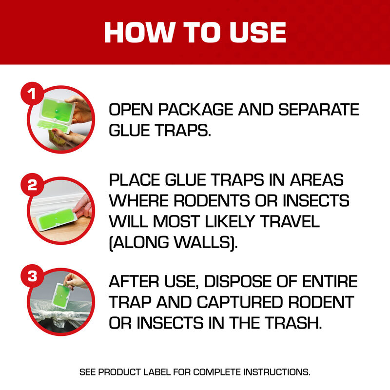 Tomcat&reg; Super Hold Glue Traps Mouse Size image number null