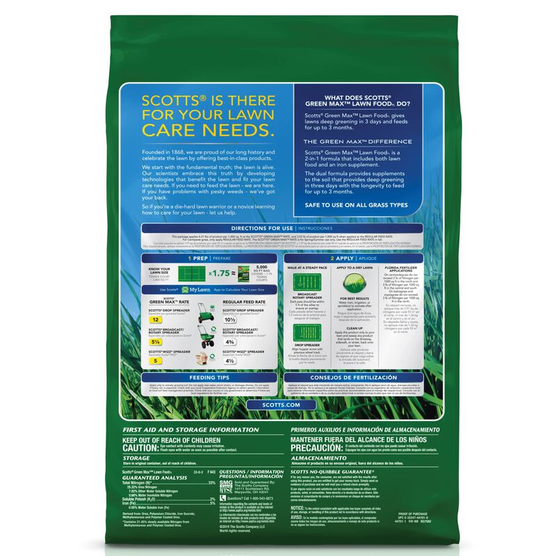 Scotts&reg; Green Max&trade; Lawn FoodFL image number null