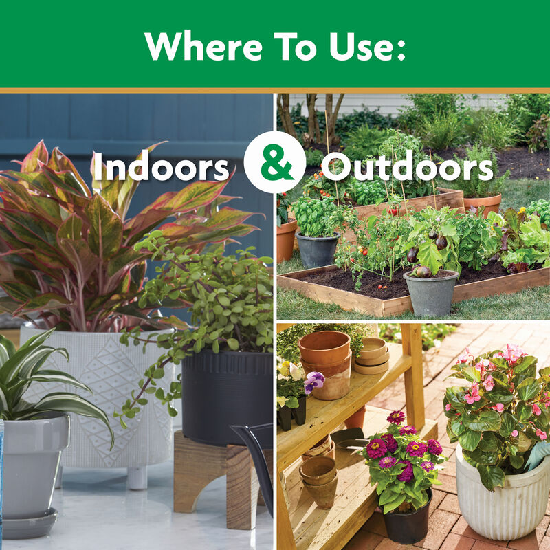 Miracle-Gro&reg; Moisture Control Potting Mix and Miracle-Gro&reg; Water Soluble All Purpose Plant Food image number null