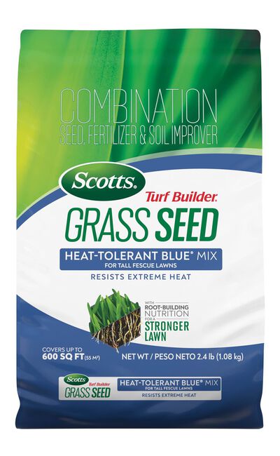 Scotts&reg; Turf Builder&reg; Grass Seed Heat-Tolerant Blue&reg; Mix for Tall Fescue Lawns